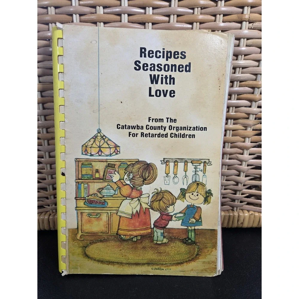 Vintage Catawba‎ County North Carolina Cookbook Handicapped Children 1982